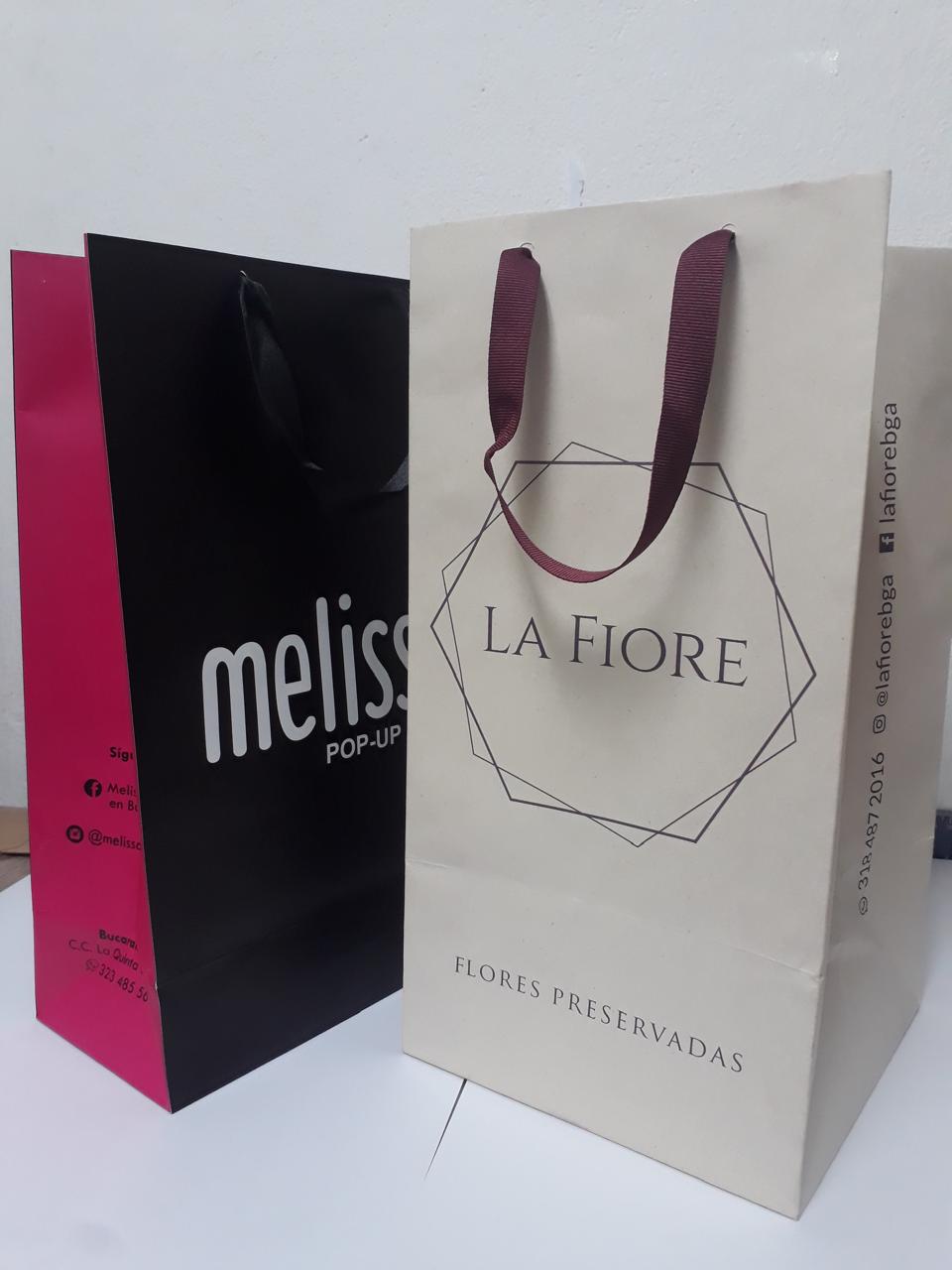 Bolsas comerciales impresas